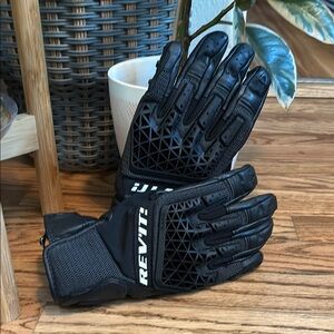 REV'IT! Black Motorcycle Gloves